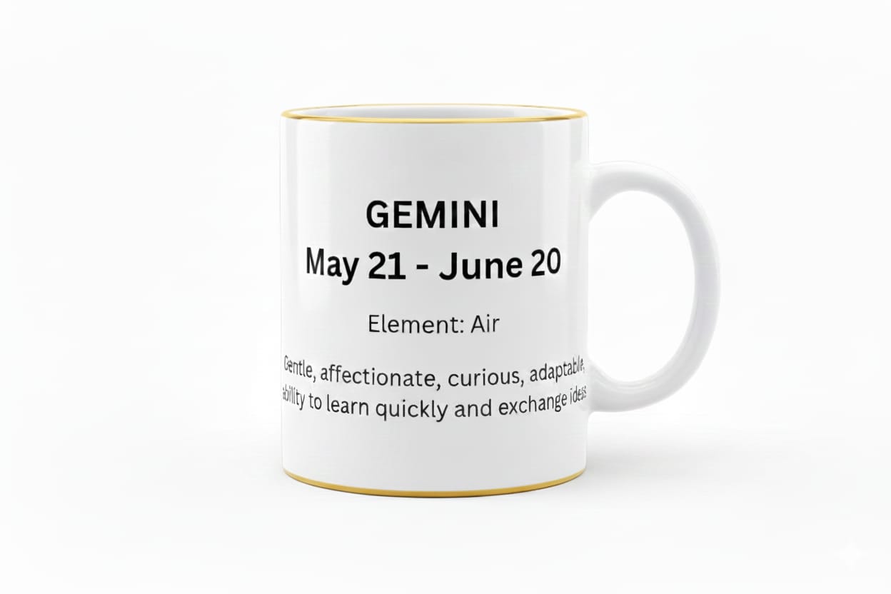 Star Sign Gemini Mug