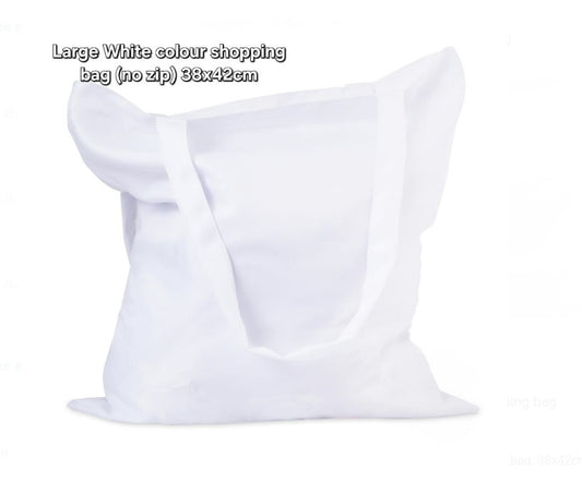 Shopping Bags_ White Colour