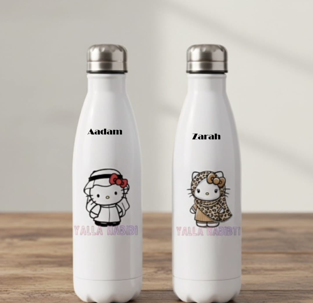 Stainless Steel Bottles_ Habibi/Habibti Set