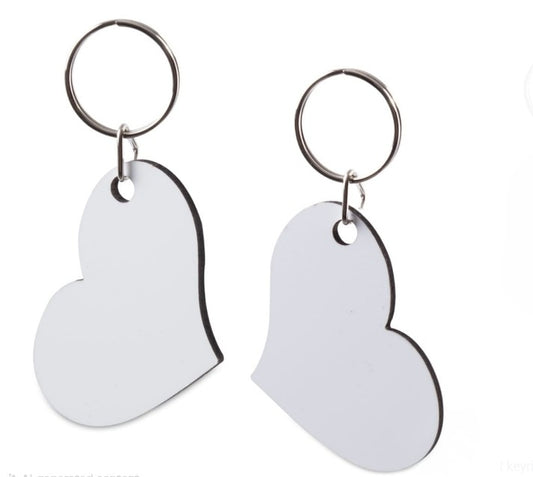 Wooden Keyring _Heart shape