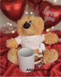 Teddy, Mug & keyring Gift set