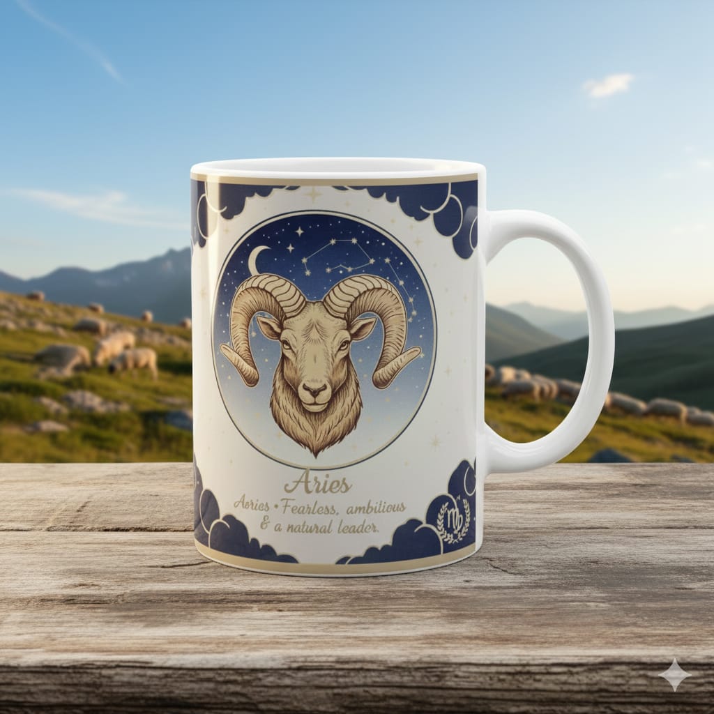 Star Sign Aries Mug