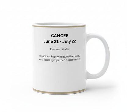 Star Sign Cancer Mug