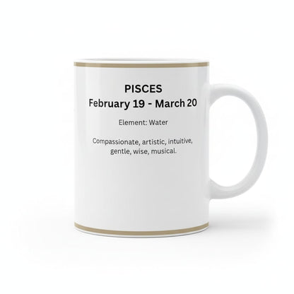 Star Sign Pisces Mug