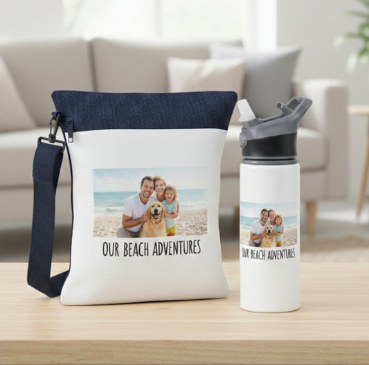 Sling Bag and Bottle